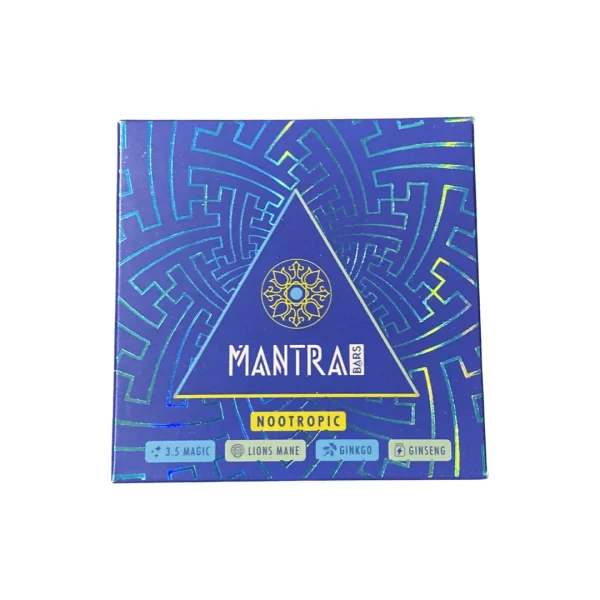 Mantra Bar. Mantra Nootropic Bar are made to open up fresh channels for creativity. The energy required to maintain focus and enter mental flow states