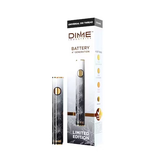 Dime Disposable. The Dime 510 thread 650mAh battery features an industry-leading battery technology that provides enough power