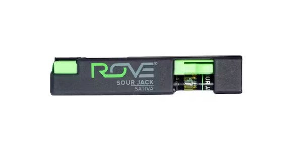 Rove Carts. Created by crossing Sour Apple with Jack Herer, Sour Jack produces somewhat energizing effects, along with relaxation and happiness