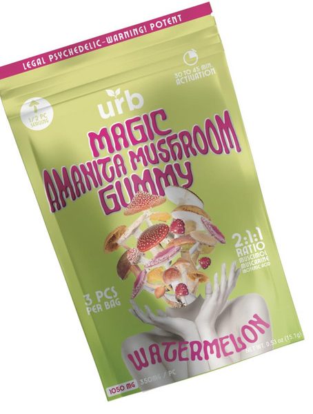 Magic Mushroom Gummies. These gummies are made from Amanita mushrooms which contain alkaloids muscimol, muscarine, and ibotenic acid