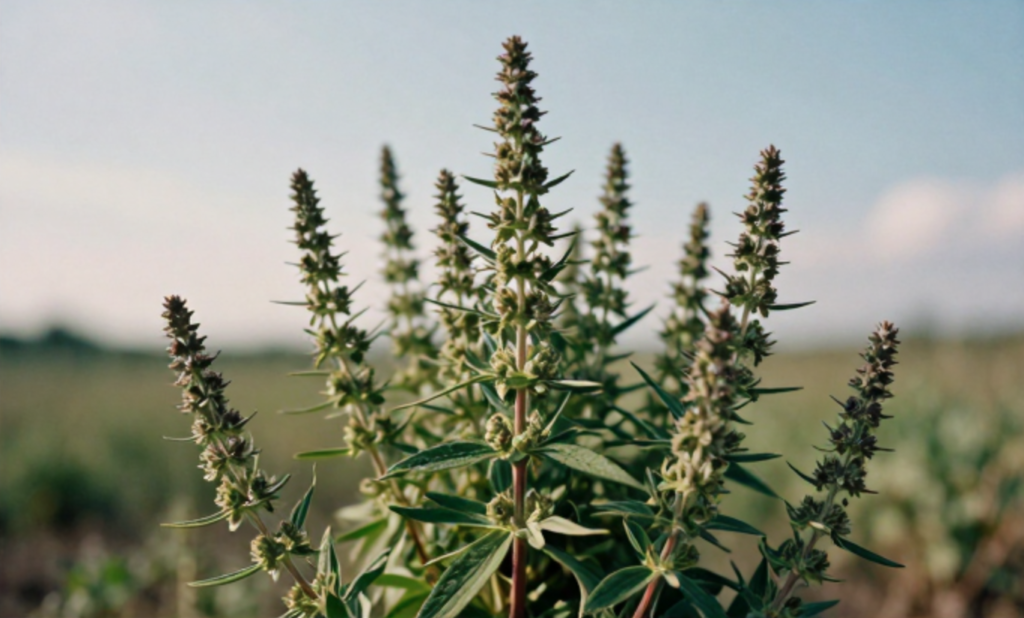 Salvia Psychedelic Plant in a field